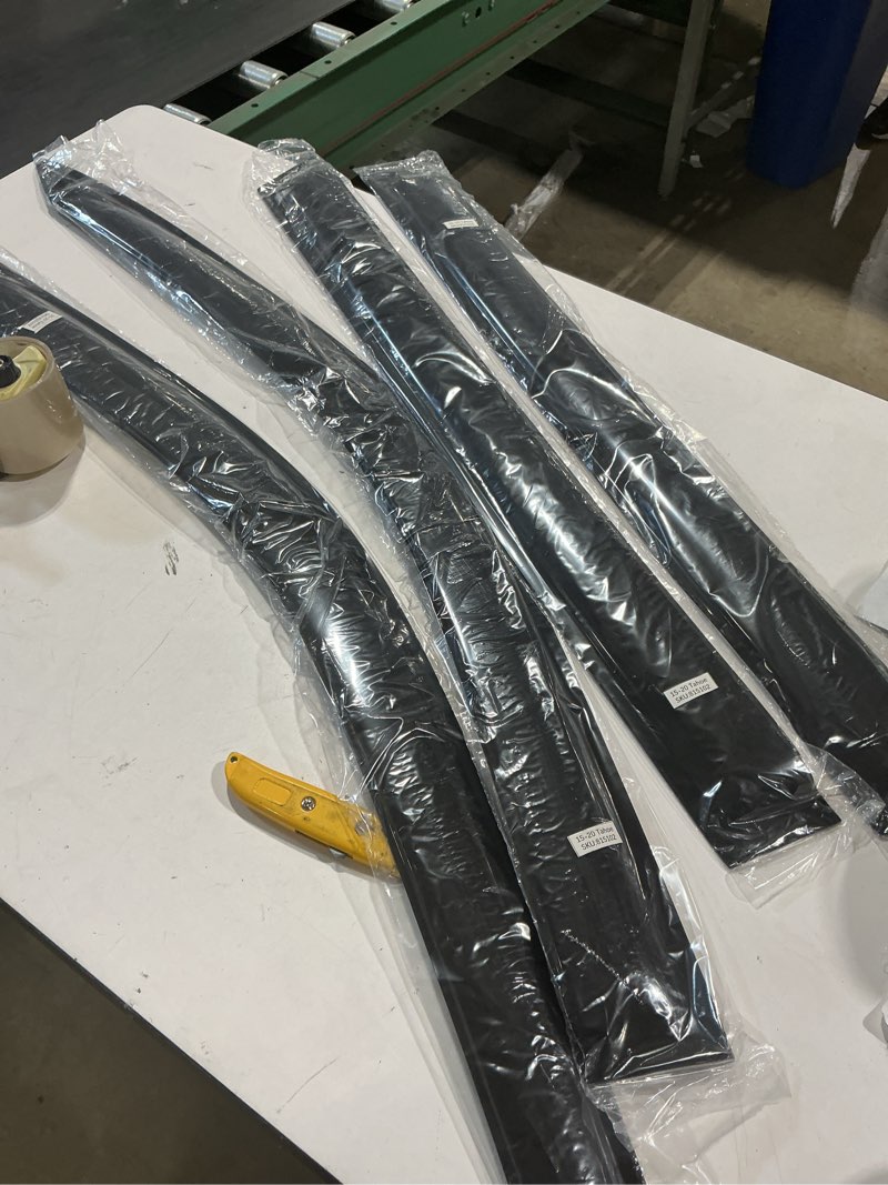 Condition photo showing Good Condition for window rain guards visors for 2015-2020 chevy tahoe/gmc yukon (not for xl or denali), out-channel window vent wind shades deflectors for 15-20 cadillac escalade(not in-channel style)