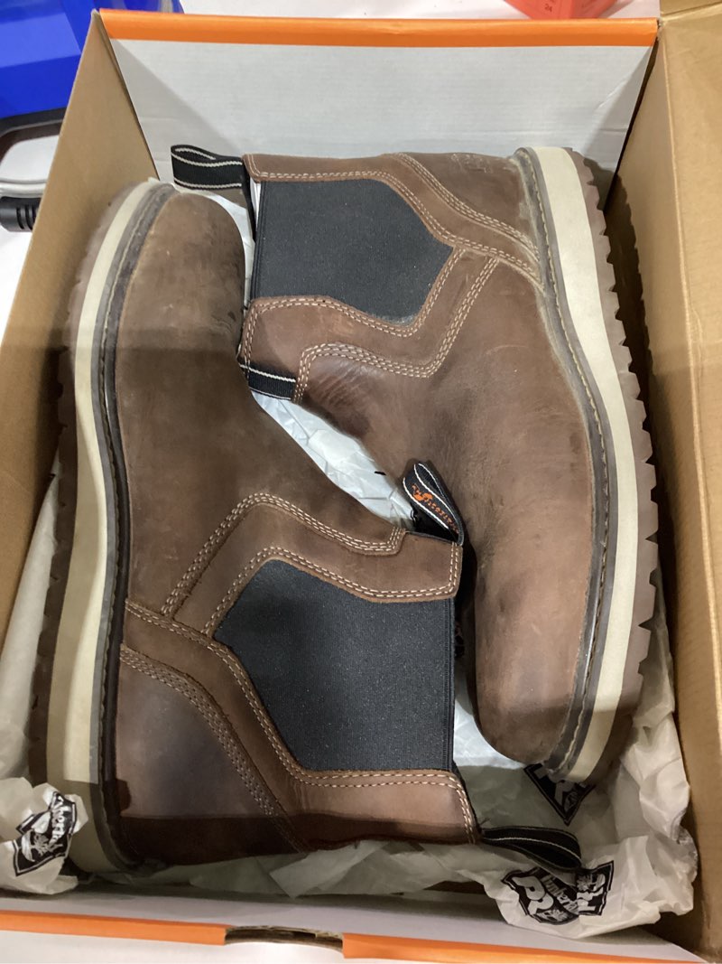 Condition photo showing As Is for timberland pro irvine chelsea wedge soft toe 10.5 medium brown v1