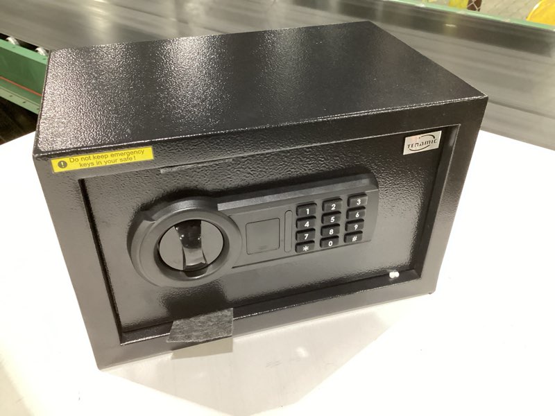 Condition photo showing Good Condition for Tenamic Safe Box 0.4 Cuft Fireproof, Waterproof, Keypad Small Cabinet Lock Box, Solid Alloy Steel Office Hotel Home Mini Safe, Black