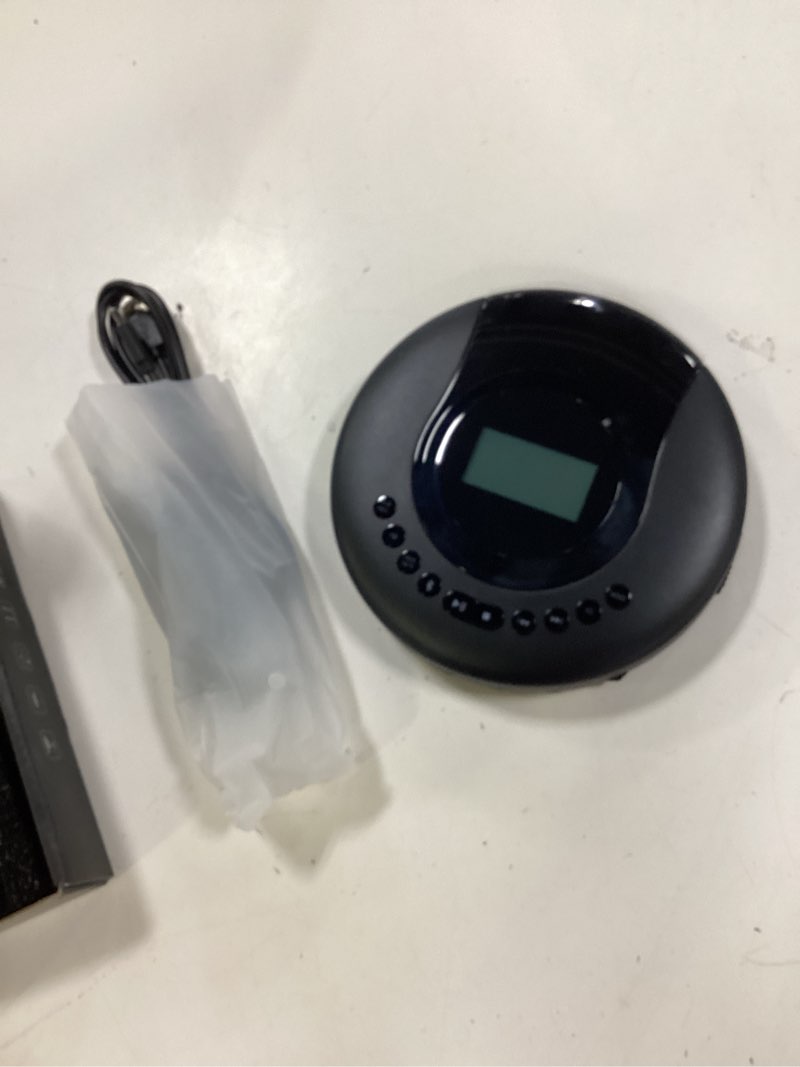 Condition photo showing Good Condition for arafuna portable cd player bluetooth with fm radio, 2000mah rechargeable cd player for car with lcd screen, anti shock protection compact player with headphone, aux cable
