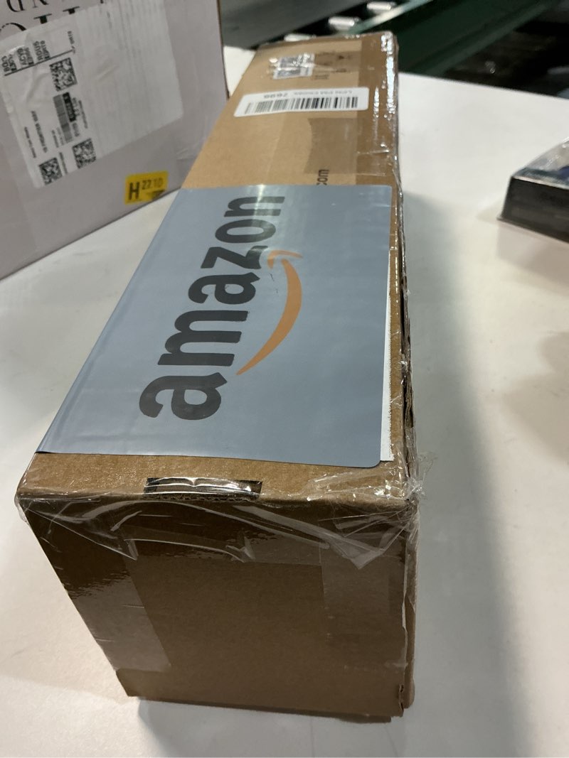 Condition photo showing New/Like New for TONIAL Bronze Curtain Rod 32 to 120 Inches, 7/8 Adjustable Curtain Rods for Windows 20 to 116 Inches, Splicing Drapery Rods Heavy duty with Netted Texture Finials 32-120" Bronze