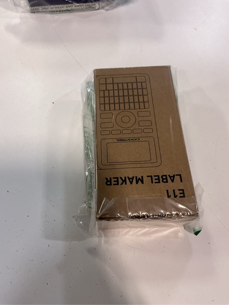 Condition photo showing Good Condition for supvan e11 bluetooth label maker machine, support keyboard & app with 30+ fonts and 660+ icons, rechargeable inkless labeler for home, kitchen, office, school, organization, black machine + 1 tape
