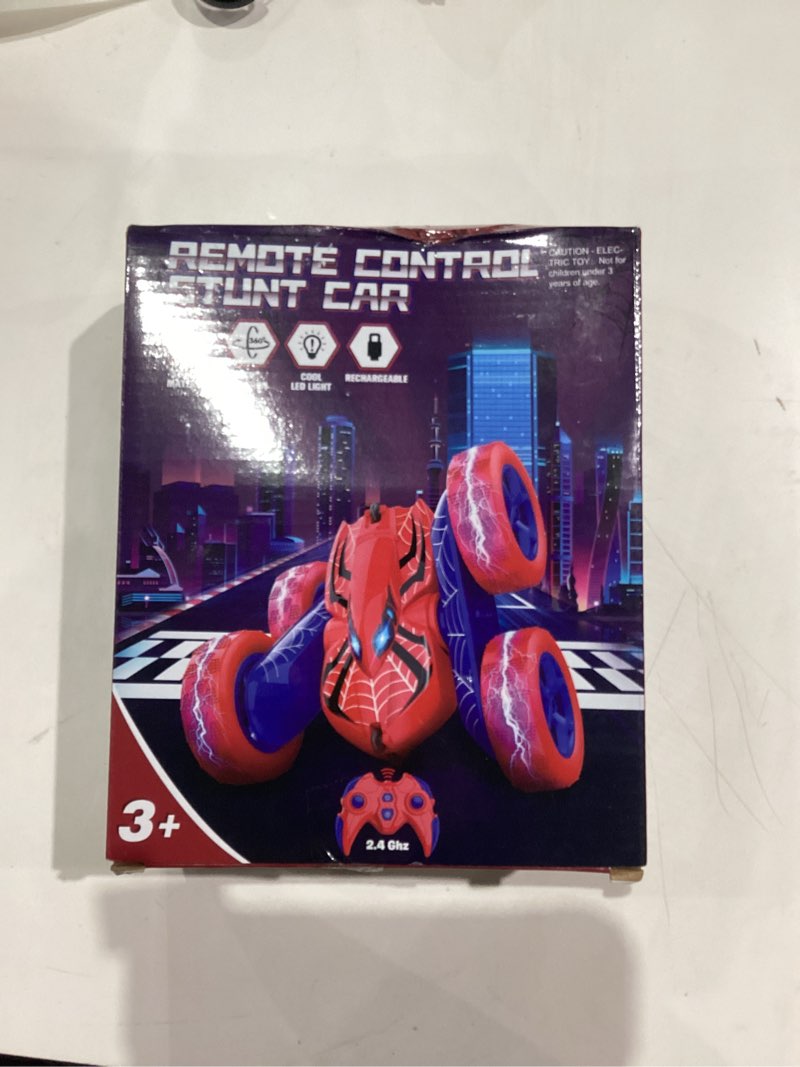 Condition photo showing New/Like New for Remote Control Car,RC Cars Boys Toys for 3 4 5 6 7 8 9 10 11 12 Year Old Boy Double Sided 360°Flip 4WD Rechargeable Drift RC Race Car Birthday Gifts Christmas Basket Stuffers for Kids Age 3-12 Red