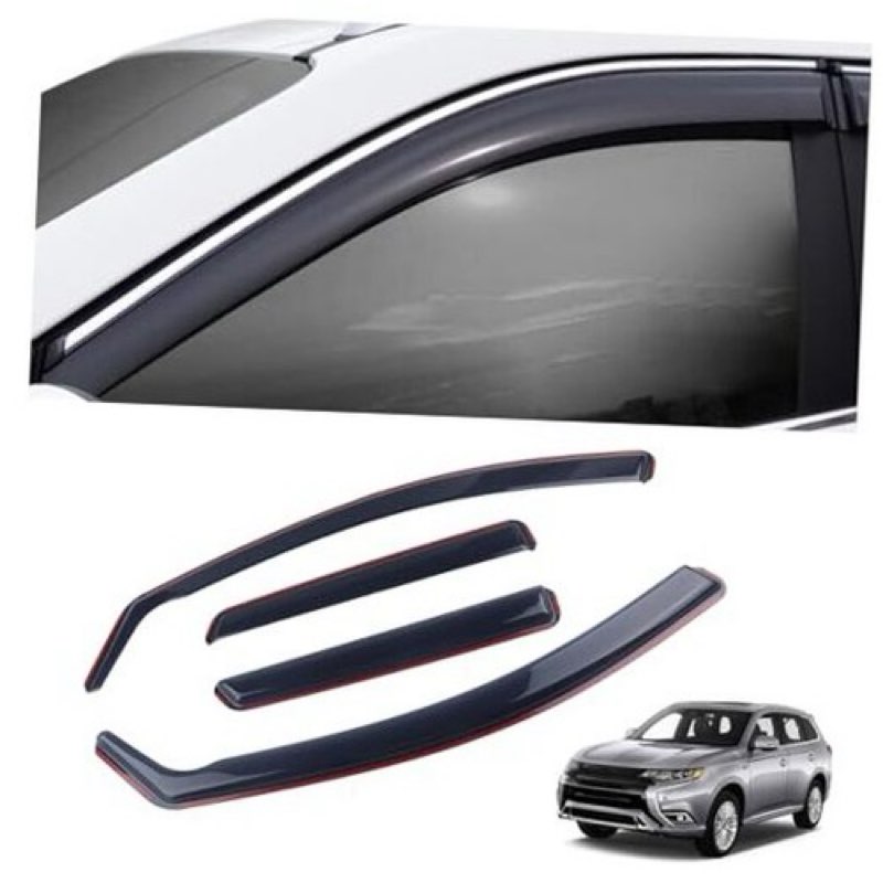 4 Pieces in-Channel Extra Durable Rain Guards Fit for 2022-2025 Mitsubishi