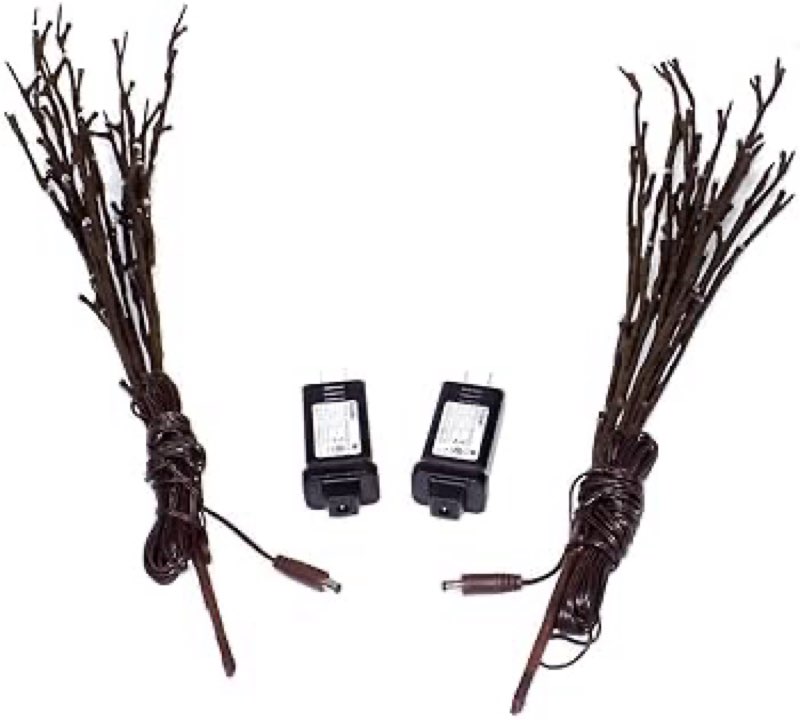 Pike&Pine - LED Decorative Willow Tree Branches with Lights SIMILAR TO PHOTOS NOT EXACTLY