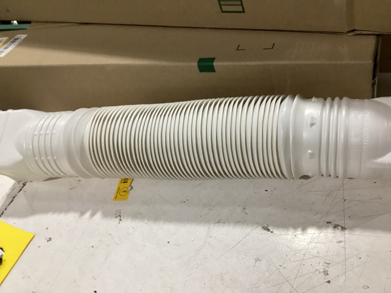Condition photo showing As Is for amerimax flex-a-spout downspout extension  white roof gutter accessories
