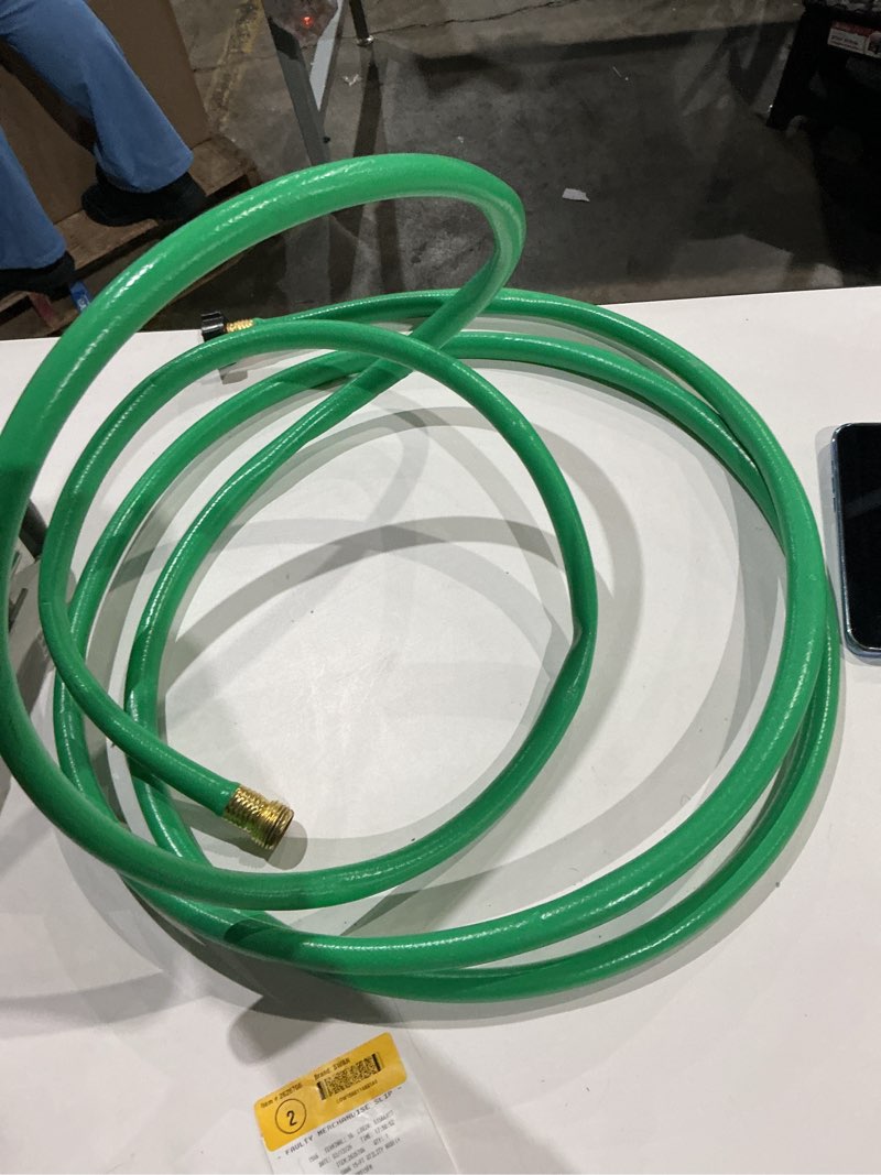 Condition photo showing As Is for swan utility hose- 15ft