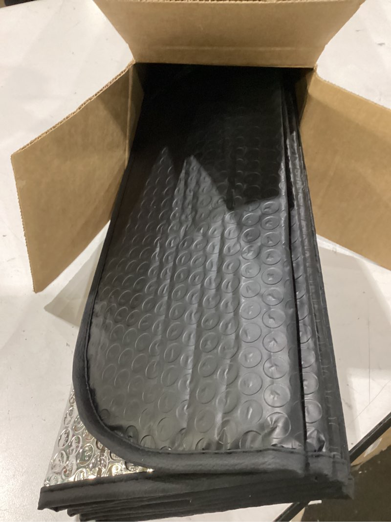 Condition photo showing Good Condition for econour accordion car windshield sun shade | car sun visor to protect harmful uv rays | foldable automotive windshield sunshades | window sun blocker to keep your vehicle cool & comfort - 58" x 28" large