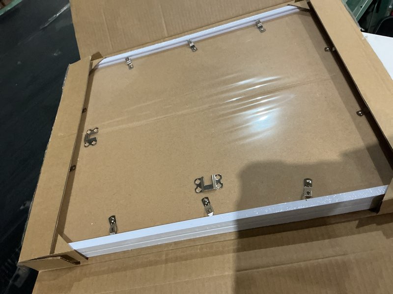 Condition photo showing Good Condition for 14x18 picture frame set of 2, white photo frames for gallery wall hanging | high-clarity clear panel, horizontal & vertical display, versatile for poster canvas certificate, size 14 x 18 inches white 14x18