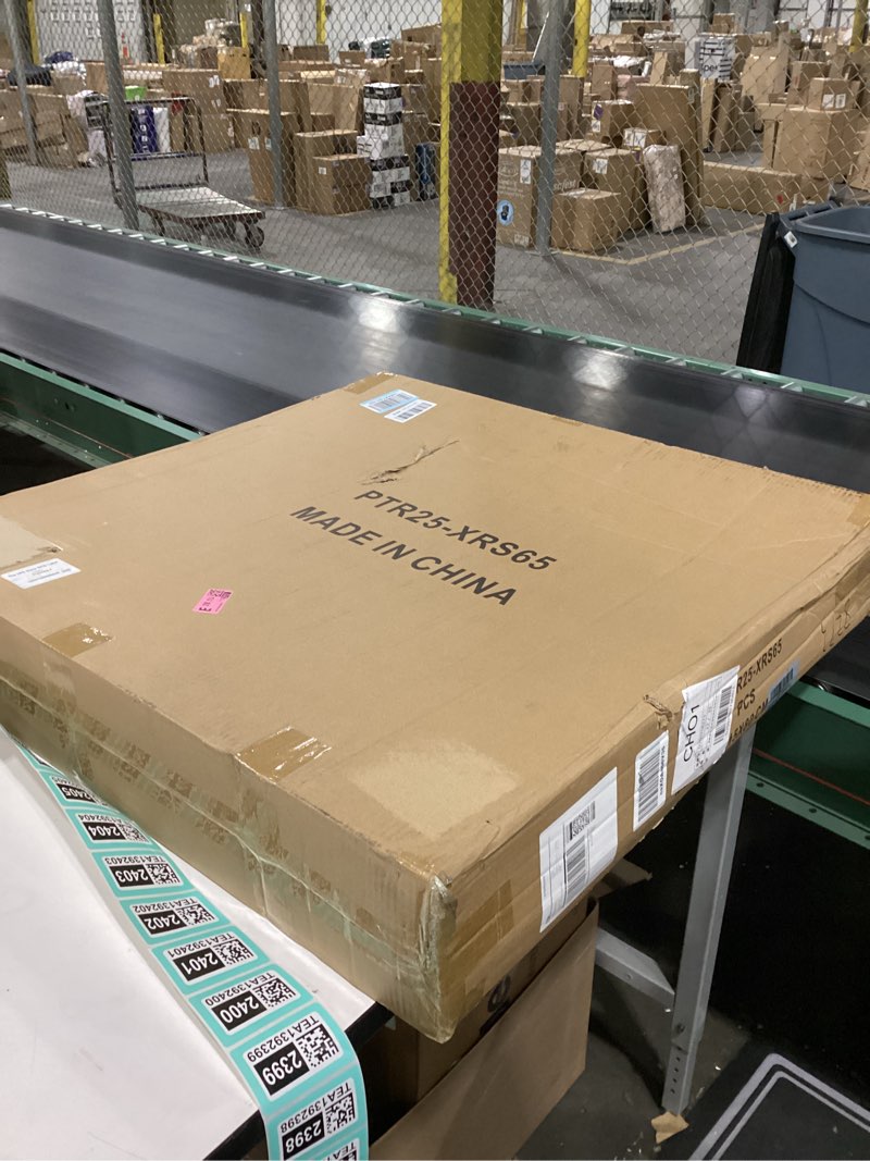 6.5Ft Flocked Pop up Christmas Tree,Prelit 200 LED Lights,1 Minute Pull up,Fully Decorated 86 Orname