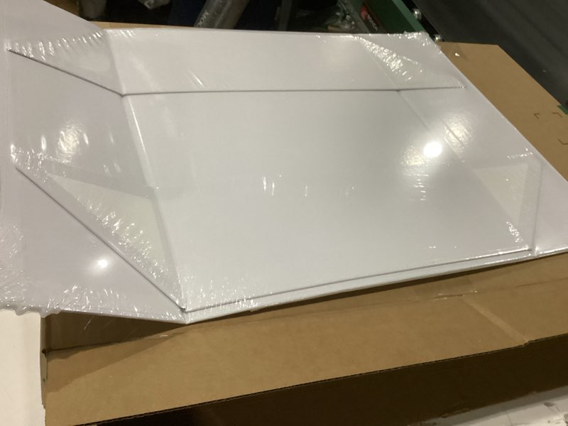 Condition photo showing As Is for extra large white gift box 19x16x6 inches,gift boxs for presents with lid magnetic closure collapsible,bridesmaid proposal box,birthday, christmas,for clothes and large gifts 19x16x6inch-white-pack of 1