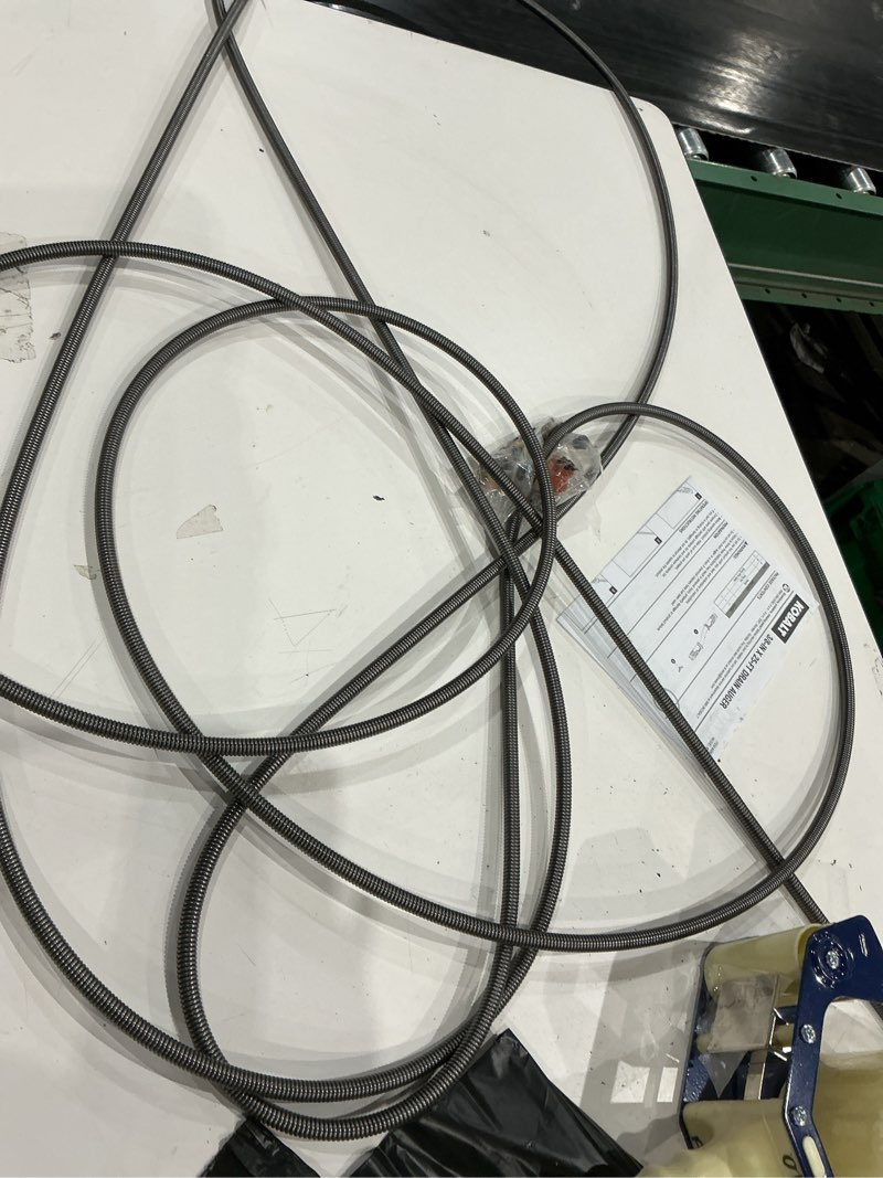 Condition photo showing As Is for kobalt 3/8-in x 25-ft high carbon wire hand auger for drain