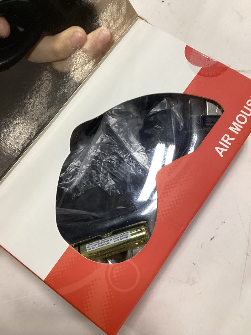 Condition photo showing New/Like New for welspo Wireless USB Handheld Finger Trackball Mouse with Laser Pointer green ball