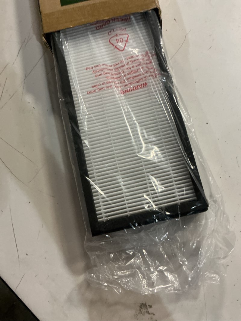Condition photo showing Good Condition for hunter f1701he, 30613 true hepa replacement air purifier filter for models ht1701, 30100 5.3" x 19.7" x 2"