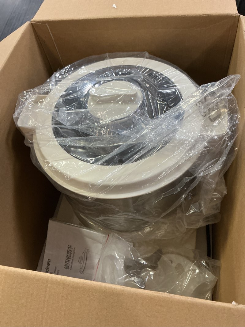 Condition photo showing Good Condition for joydeem electric dough maker, 9.5qt with winter & summer fermentation, dual functions (mix for dough/kneading, blend for filling) - ideal for bread, pizza, roti, dumplings, sourdough, hmj-a901