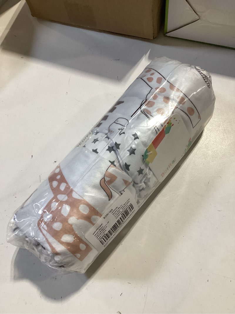 Condition photo showing New/Like New for BORITAR Baby Blanket Soft Minky with Double Layer Dotted Backing, Lovely Animals Printed 30 x 40 Inch Receiving Blanket Brown Animals 30x40 Inch (Pack of 1)