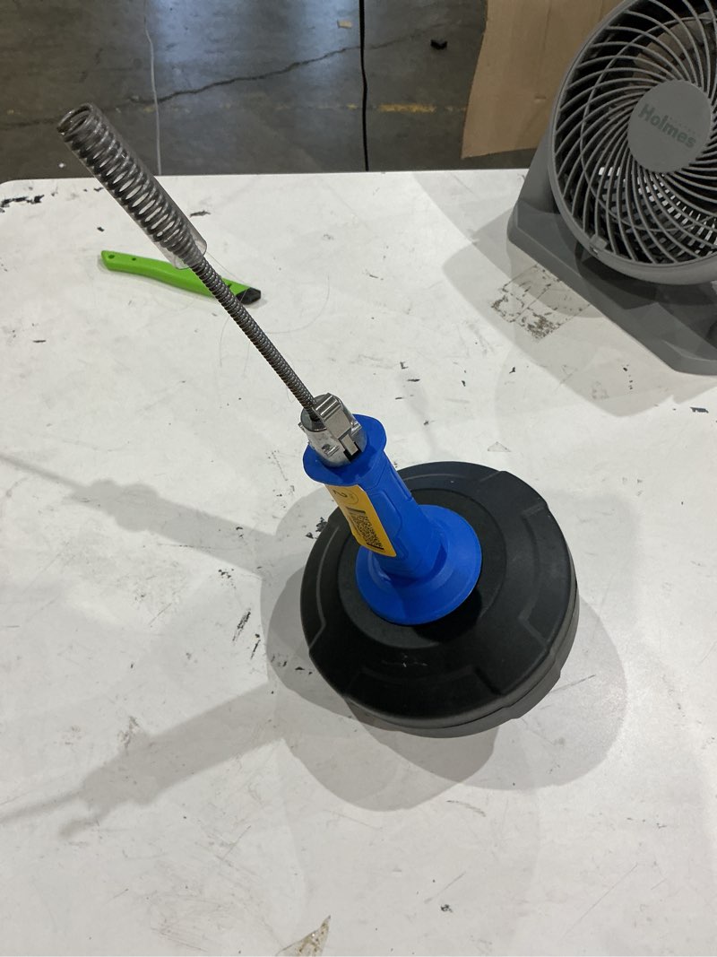 Condition photo showing As Is for kobalt 1/4-in x 15-ft high carbon wire hand auger for drain