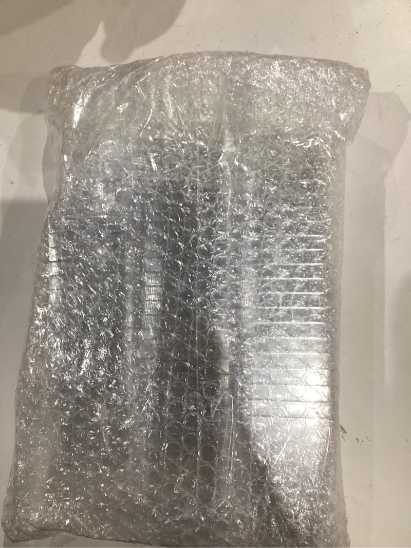 Condition photo showing Good Condition for 100 Pack Square Dessert Cups with Lid, 3oz Clear Mini Shooter Cups with Spoon for Party, Reusable Plastic Pudding Parfait Cups for Yogurt Jello Ice Cream