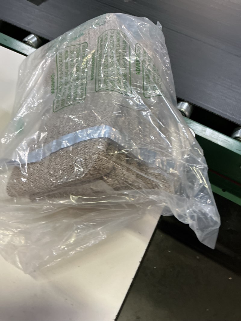 Condition photo showing Good Condition for oiahomy 3 pack storage baskets for organizing, 13''x9.85''x8.7'' storage bins,woven basket with handles, toy storage bin,stylish room decor basket, white & brown variegated brown variegated 13''×9.9''×8.7''