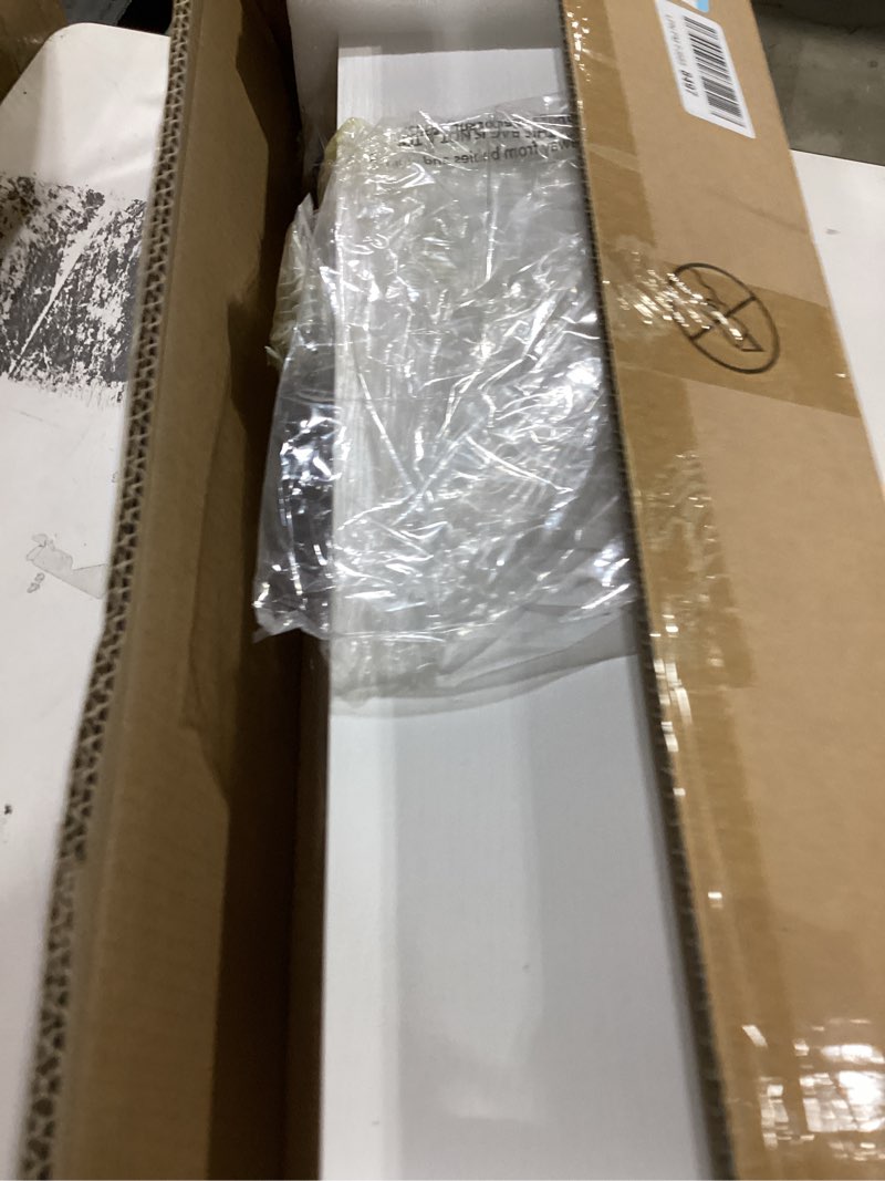 Condition photo showing Good Condition for 24" Floating Shelves for Wall, Wall Mounted Wood Shelves for Bathroom, Bedroom, Living Room, Kitchen, Hanging Shelf with Invisible Brackets for Storage,Books,Home Decor (White,Set of 2)