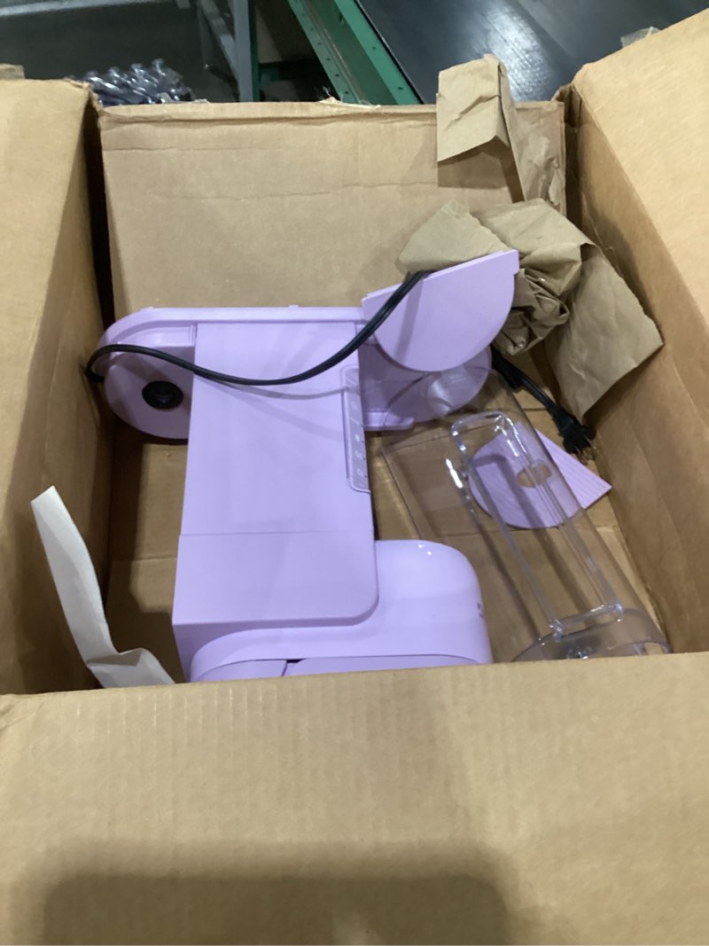 Condition photo showing As Is for Keurig K-Express Single Serve Coffee Maker – Strong Brew Option, 42oz Reservoir, Sleek Design for Holiday Hosting & Gifting, Lavender