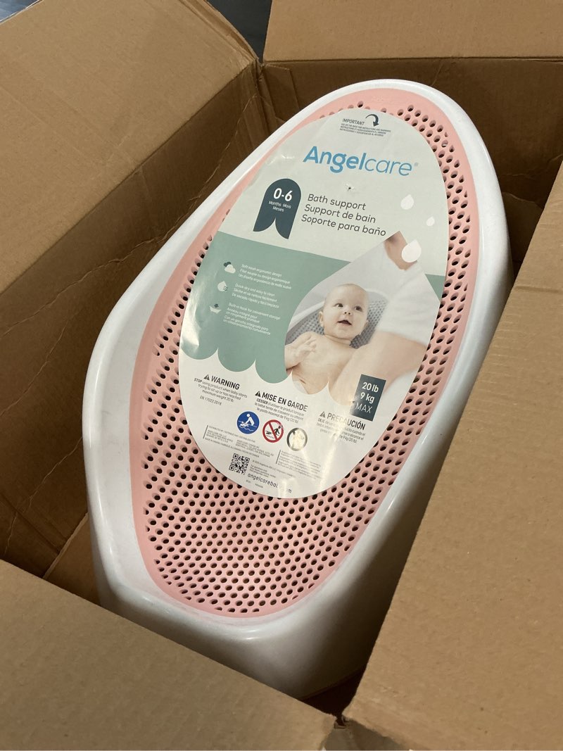 Condition photo showing Good Condition for angelcare baby bath support (pink) | ideal for babies less than 6 months old bath support pink