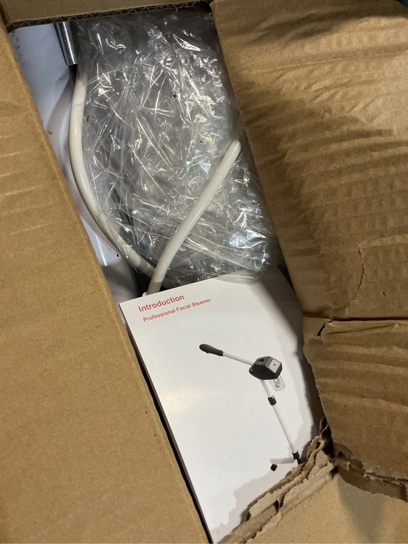 Condition photo showing Good Condition for Professional Facial Steamer for Atomization Humidifier Atomizer, Adjustable Height and Angle, Face Steamer Clean Skin Firming Pores and Moisturizing Suitable for a Beauty, Spa, at Home FT-01 Extra Large