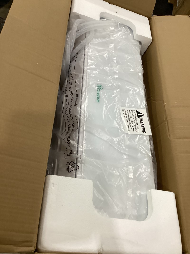 Condition photo showing New/Like New for ** not tested ** yitahome 22 seer2 18k btu 2 zone mini split ac/heating system, 9000 12000 btu dual zone mini split air conditioner, 208-230v pre-charged inverter ac, compatible with wi-fi&alexa dual zone: 18000 btu (9k+12k) / 22 seer2