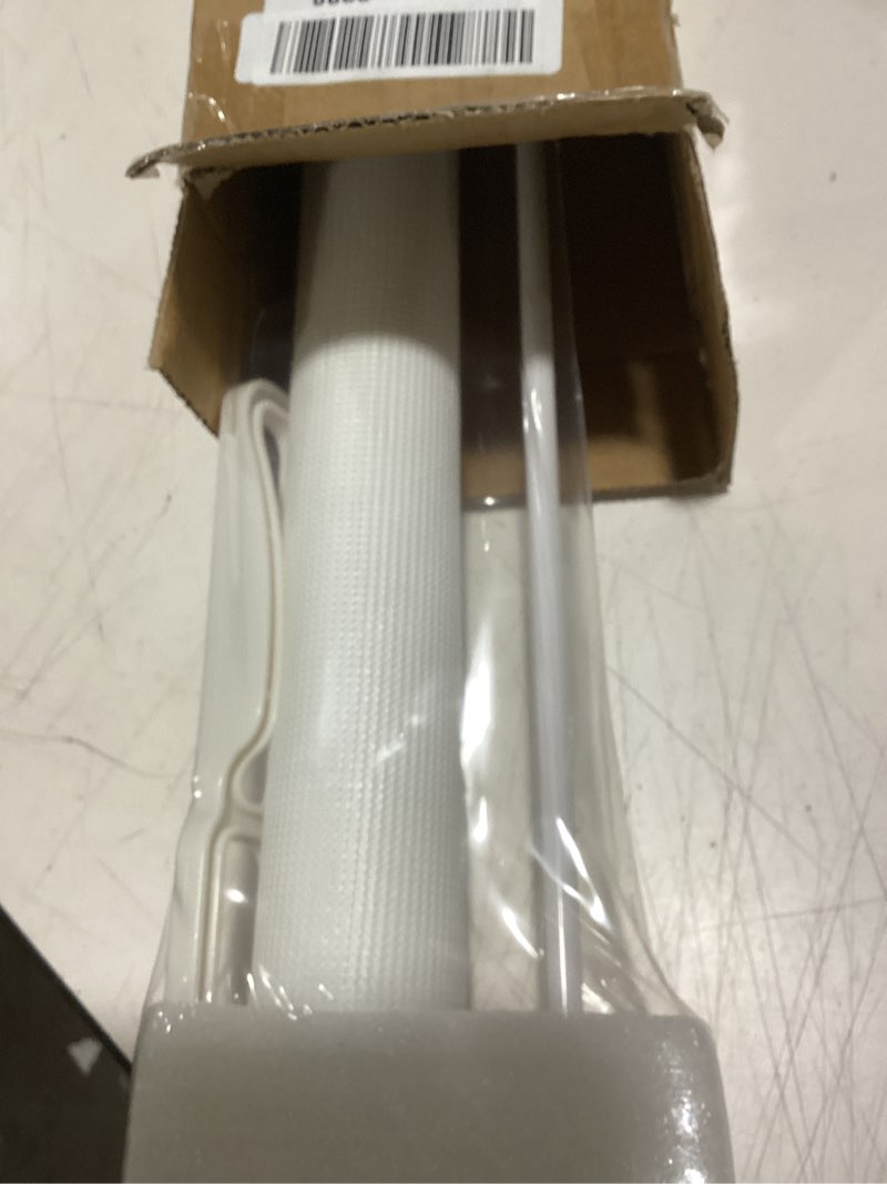 Condition photo showing Good Condition for retractable baby gates for stairs doorways hallways, soft mesh safety retractable dog gate for pet, indoor or outdoor use, easy installation,33.6" tall,expands to 55" wide,white white 55"*33"