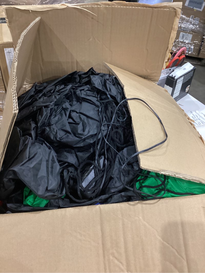 Condition photo showing Good Condition for Kalolary 20FT Christmas Inflatables Santa Claus Outdoor Decorations, Giant Santa Inflatables with Gift Bag Xmas Blow Up Yard Decorations with Built-in Lights for Holiday Party Yard Garden Lawn Decors