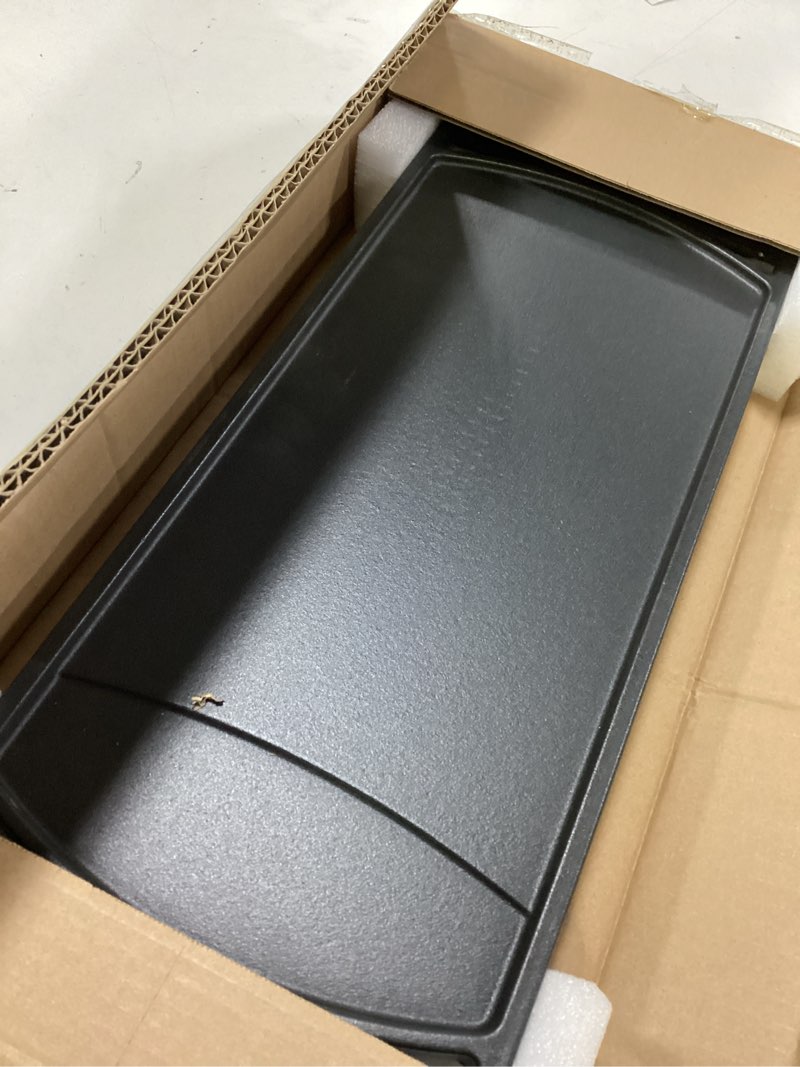 Condition photo showing Good Condition for Upgraded 316499902 Griddle Replacement for Frigidaire Stove Top Parts 20" x 7.9’’ Center Griddle Plate 79077462802 Kenmore Range Cooktop Parts Cast Iron Middle Burner Griddle Pan Flat Top 1 Pack