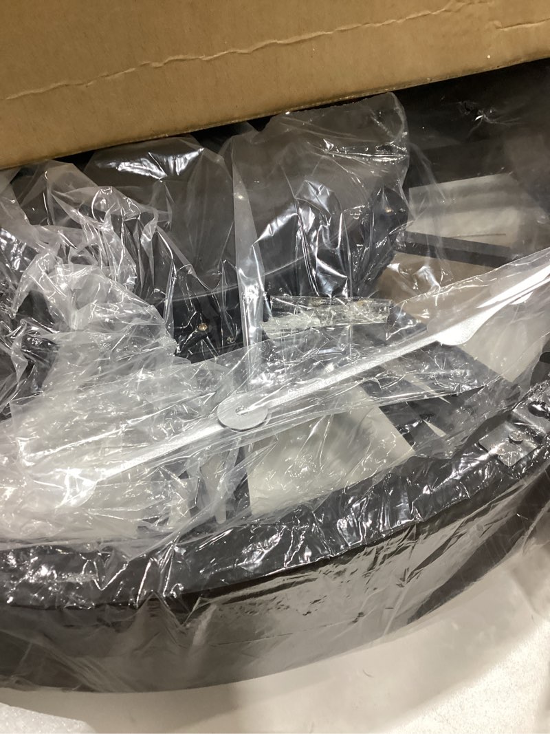 Condition photo showing As Is for DORBOKER 24" Large Wall Clock with Moving Gears,Oversize Vintage Industrial Rustic Farmhouse Clocks for Living Room Decor Office Home,Solid Wood HD Tempered Glass Cover,Vintage Black 60cm / 24 inch Vintage Black