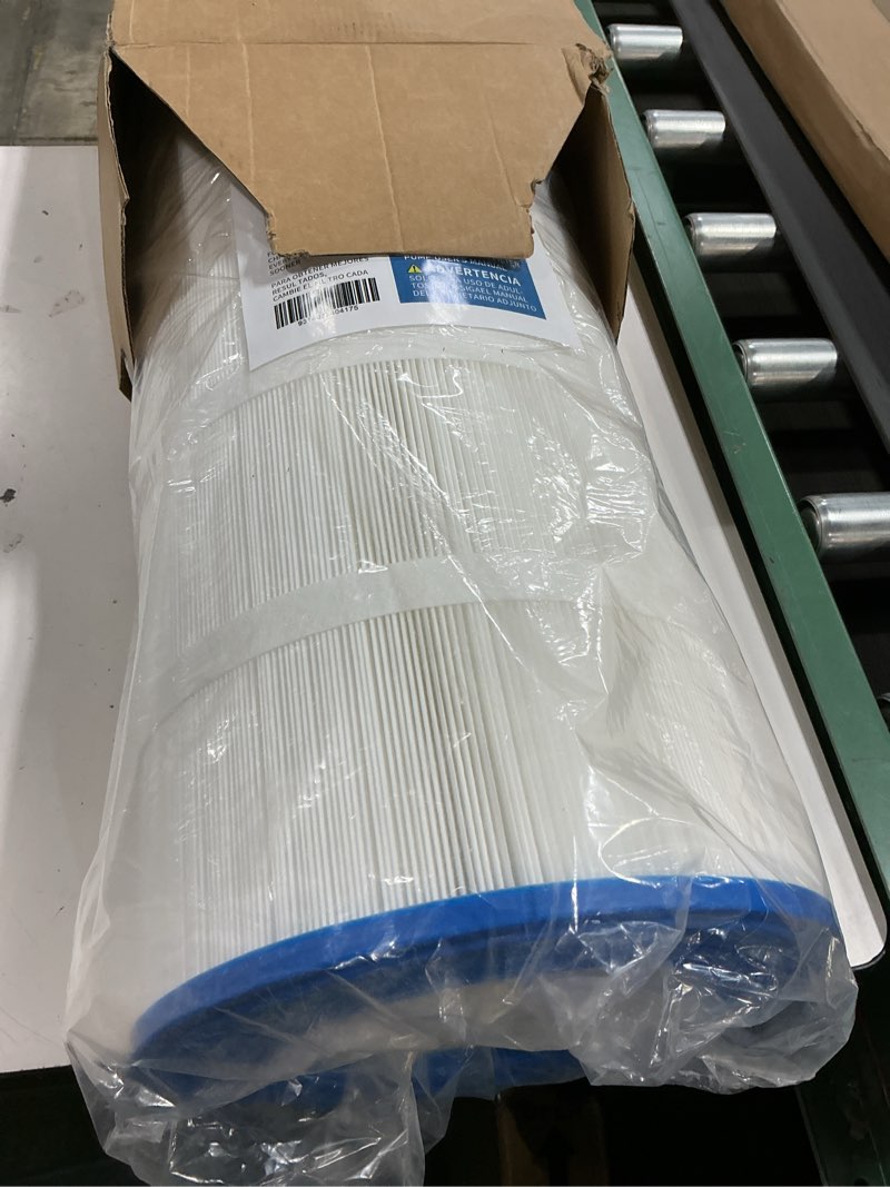 Condition photo showing New/Like New for cc100 pool filter compatible with ccrp100, pap100, pap100-4, c-9410, r173215, filbur fc-0686, 59054200, 160316, 160354, predator 100,100 sq.ft, dimensions: 23 5/8" x 10 1/16" 1 pack