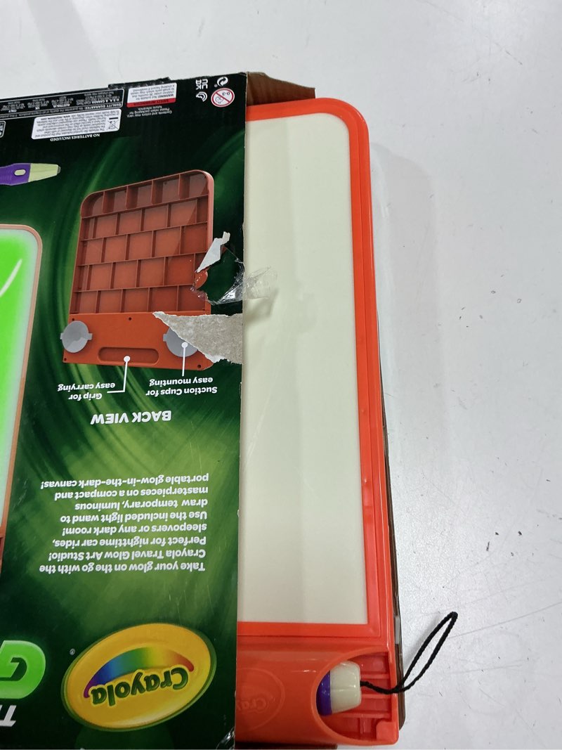 Condition photo showing Good Condition for Crayola Travel Glow Art Studio, Glow in The Dark Toys, Kids Gifts for Girls and Boys, Ages 6, 7, 8, 9