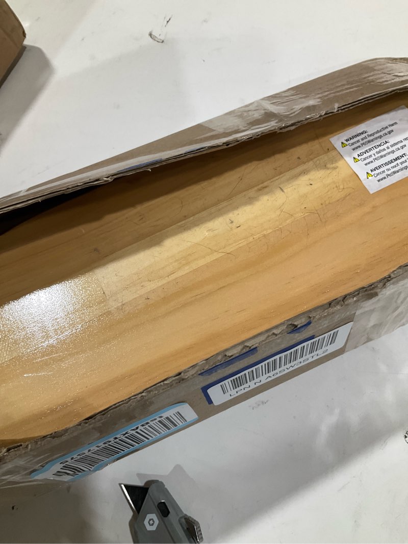 seachoice wood paddle, new zealand construction, wide top hand grip, clear finish, various sizes 5'