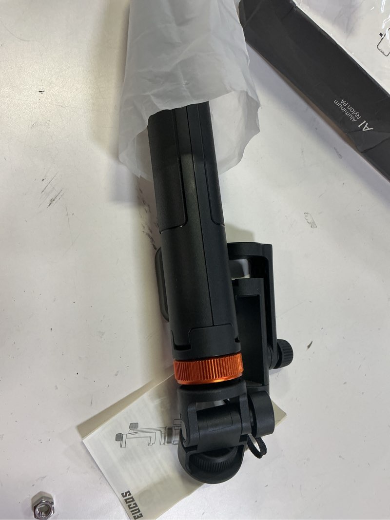 Condition photo showing As Is for EUCOS 62" Phone Tripod, Tripod for iPhone & Selfie Stick with Remote, Extendable Cell Phone Stand & Ultimate Phone Holder, Solidest Phone Stand Compatible with iPhone/Android Inferno Mix Carbon Black