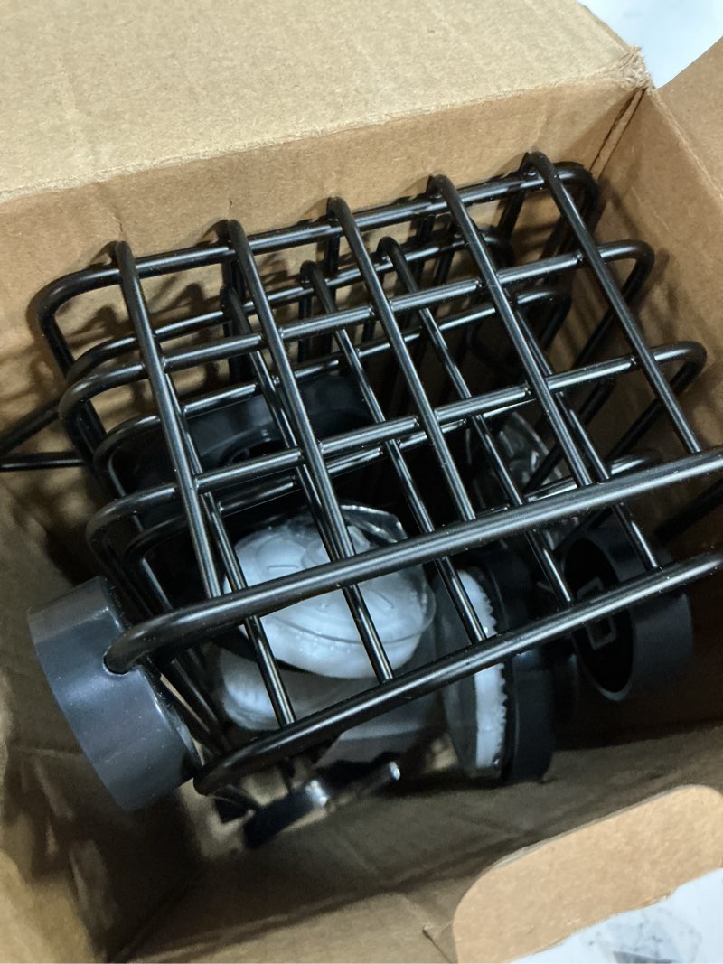 Condition photo showing Good Condition for TAILI Shower Caddy Suction Cup 2 Pack with Hooks & Soap holder, Heavy Duty Shower Organizer for Bathroom, No Drilling Bathroom Organizer with Large Capacity, Black Metal Storage Basket 2×Black