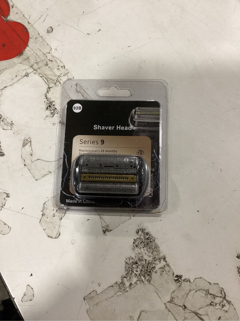 Condition photo showing New/Like New for 92b series 9 electric shaver replacement head compatible with all braun series 9 electric razors replacement heads,compatible with 9477cc,9330s,9465cc,9460cc,9419s,9390cc,9385cc 92b-black