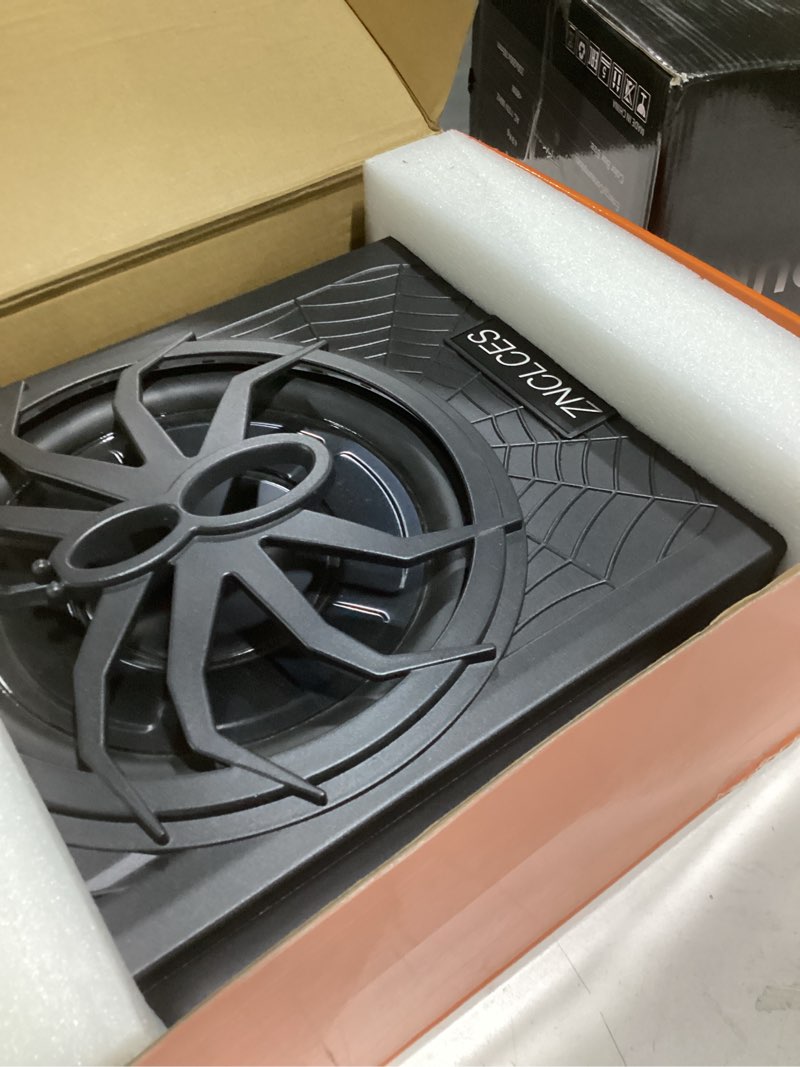 Condition photo showing Good Condition for znclces 2025 upgraded 10" 1200w slim under seat powered car subwoofer, car/truck sub built in amplifier for outstanding heat dissipation, powerful bass and blue led ambient light (blue light)