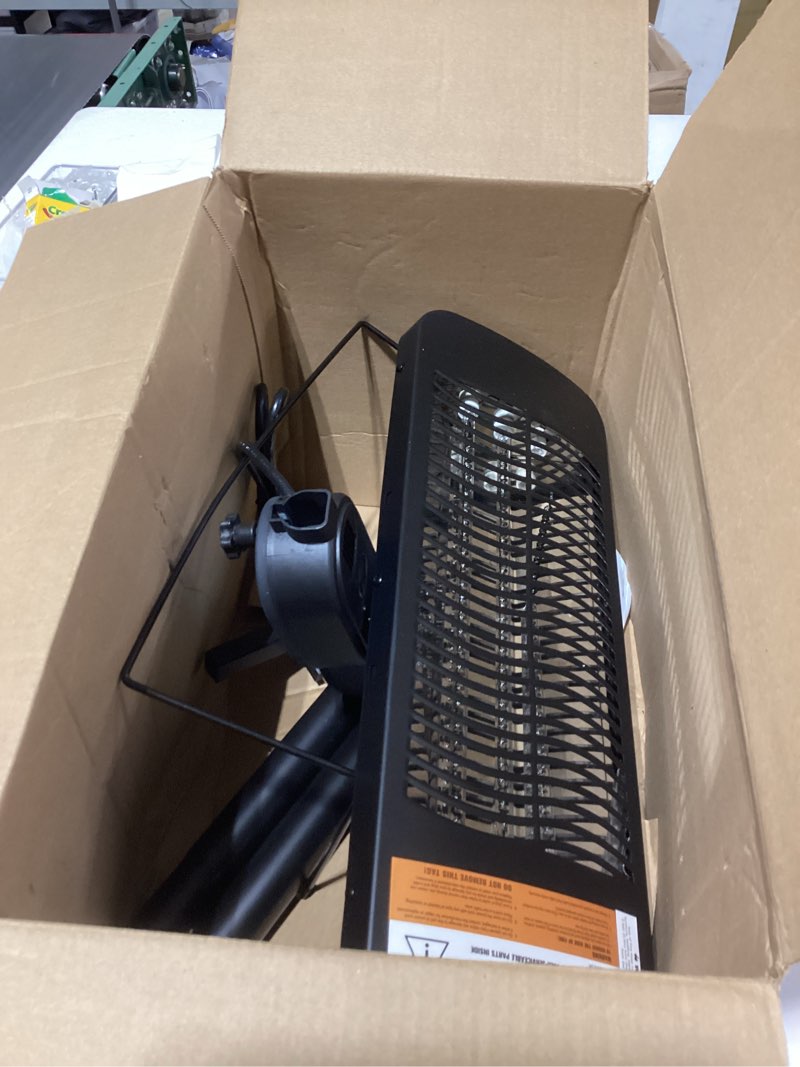 Condition photo showing Good Condition for Outdoor Heaters for Patio, 12H Timer&3 Heat Level, IP54 Waterproof Electric Heater,1500W Infrared Heating Covers 300Sq.ft, Tip-Over Protection, Towel Bracket, Remote, 83" Patio Heaters for Outdoor Use Light Black