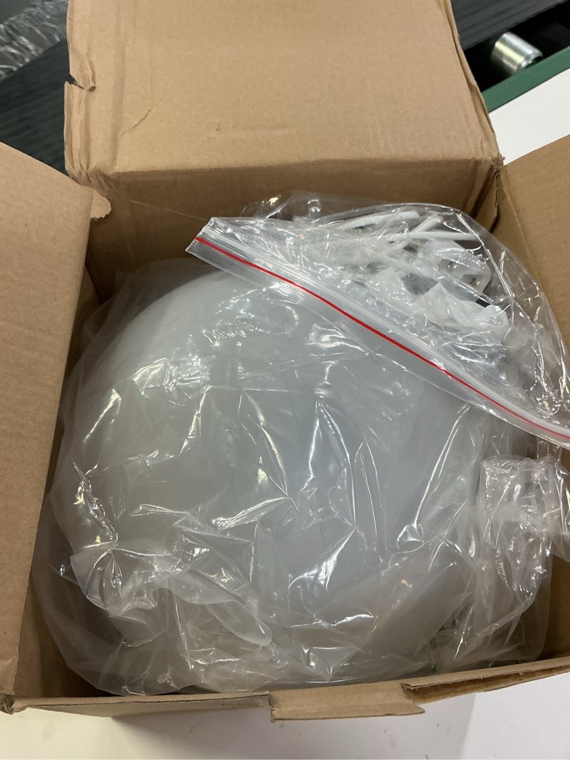 Condition photo showing Good Condition for Mr.Go 8-inch Ultra-Fun LED Glowing Ball Light w/Remote, RGB Color Changing Globe Mood Lamp, 16 Colors 8 Brightness 4 Lighting Modes, Waterproof, Rechargeable & AC Adapter Power, Stunning Light Orb Ball 8"