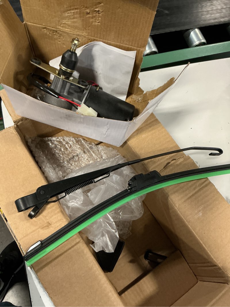 Condition photo showing Good Condition for kemimoto utv electric windshield wiper motor kit for most utv | compatible with can am defender pro compatible with mule teryx 16" 12v wiper blade