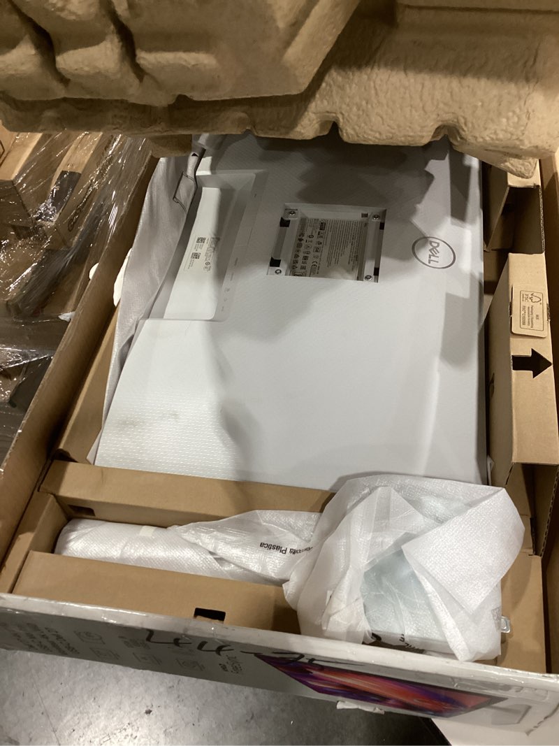 Condition photo showing As Is for Dell S2722QC Monitor - 27 inch 4K USB-C , UHD (3840 x 2160) Display, 60Hz Refresh Rate, 8MS Grey-to-Grey Response Time, Built-in Dual 3W Speakers, 1.07 Billion Colors - Platinum Silver