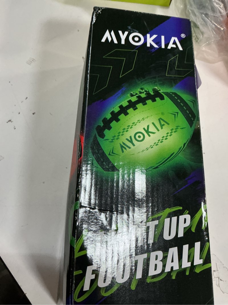 Condition photo showing Good Condition for MYOKIA RGB Waterproof Rechargeable Light Up Football Birthday Gift, Glow in The Dark Football with P