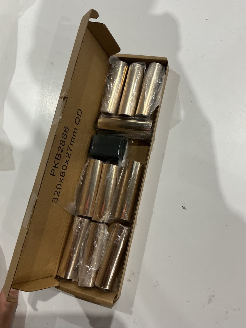 Condition photo showing New/Like New for patikil 3" tall candle covers sleeves, 10pcs metal e12 chandelier socket sleeves with insulation heat shrinkable flame retardant tube bulb light base holder for lamps, golden 3" golden 10