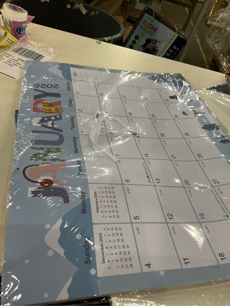 Condition photo showing New/Like New for GuassLee Desk Calendar 2026-2028,36 Months 22" x 17" Large Calendar from January. 2026 to December. 2028,Desktop/Wall Monthly Planner with Julian Date and Thick Paper for Office Home School January 36month blue 22"x17"