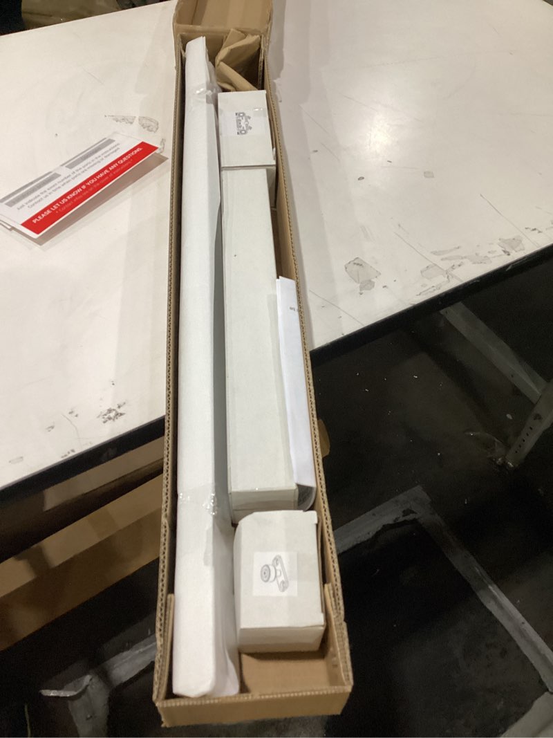Condition photo showing New/Like New for 32inch Concealed Sliding Barn Door Hardware with Soft Close Mechanism, Invisible Floor Track, Fit MIN Opening Width 24in, Wall Mount System, Aluminum(Door is not Included) 32in track for 24inch opening(No door)