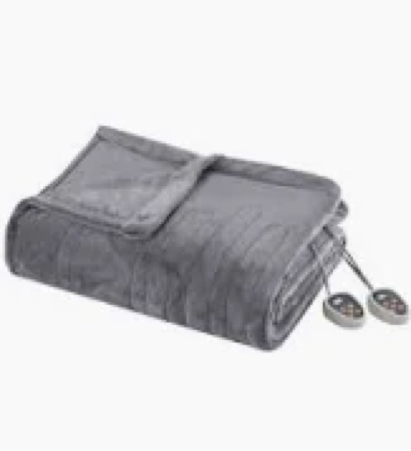 Bedsure Electric Blanket King Size - Dual Control Heated Weighted Blanket King with 10 Heat Settings