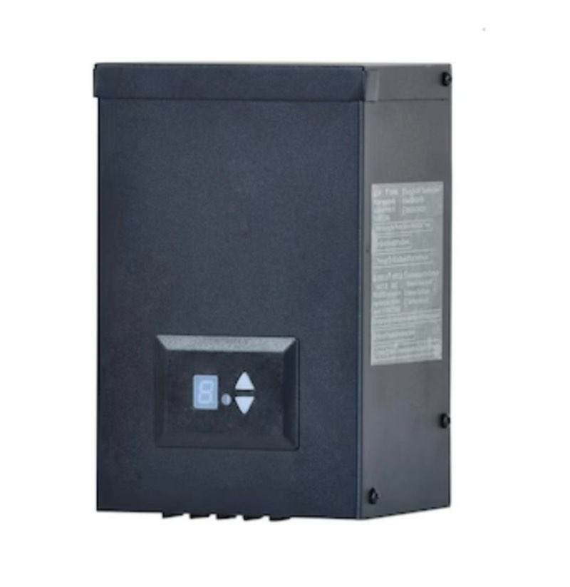 harbor breeze 200 -watt 12 -volt multi-tap transformer landscape lighting transformer