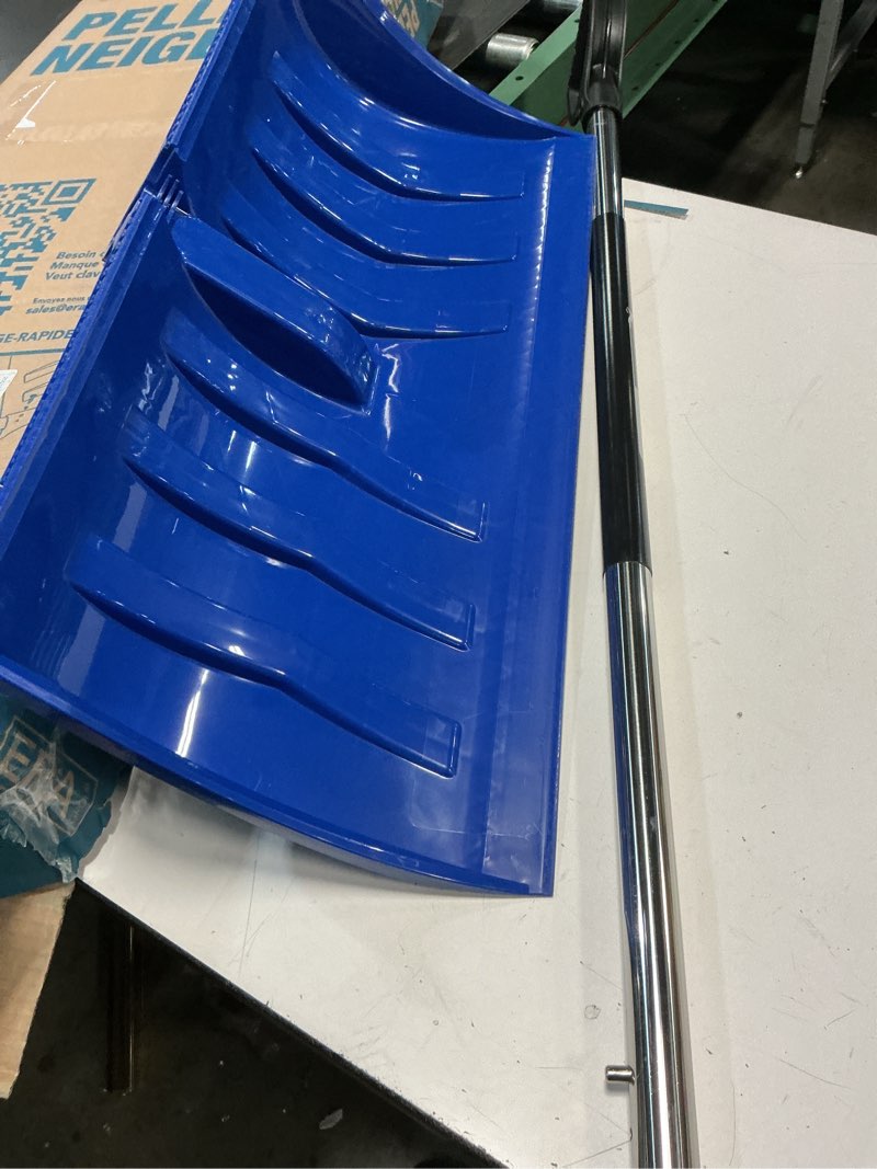 Condition photo showing Good Condition for ERA Premium Plus-Series 28-Inch XL Snow Pusher with Crack-Resistant Polypropylene Blade Premium Plus series Plastic Edge